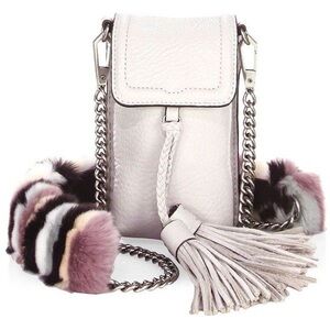 Rebecca Minkoff Fur Strap with Chain